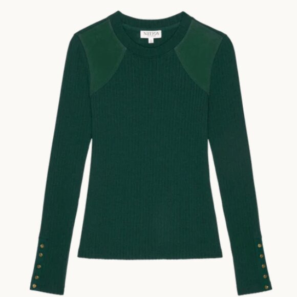 Nation LTD - Maxine Long Sleeve - Green, Large - Picture 4 of 6